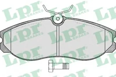 Комплект тормозных колодок, дисковый тормоз LPR купить