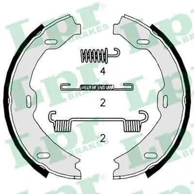Комплект тормозных колодок, стояночная тормозная система LPR купить