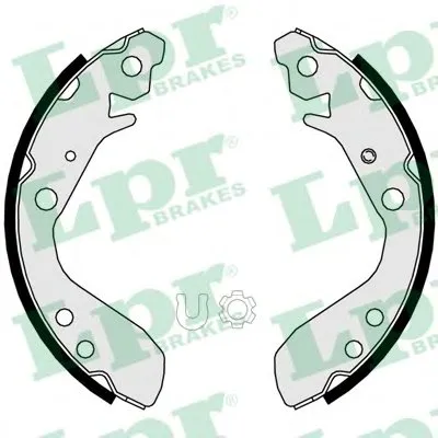 Комплект тормозных колодок LPR купить