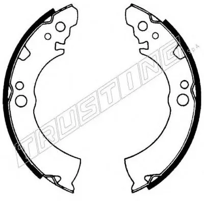 Комплект тормозных колодок TRUSTING купить