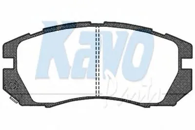 Комплект тормозных колодок, дисковый тормоз MK KASHIYAMA KAVO PARTS купить