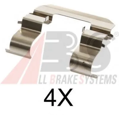 Комплектующие, колодки дискового тормоза A.B.S. купить