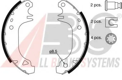 Комплект тормозных колодок A.B.S. купить