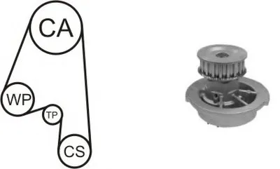 Водяной насос + комплект зубчатого ремня AIRTEX купить