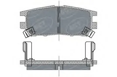 Комплект тормозных колодок, дисковый тормоз SCT Germany купить