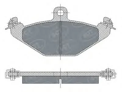 Комплект тормозных колодок, дисковый тормоз SCT Germany купить