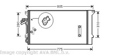Конденсатор, кондиционер AVA QUALITY COOLING купить