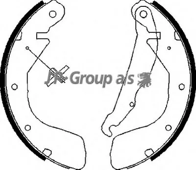 Комплект тормозных колодок QH JP GROUP купить