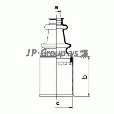 Комплект пылника, приводной вал QH JP GROUP купить