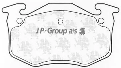 Комплект тормозных колодок, дисковый тормоз QH JP GROUP купить