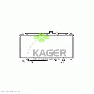 Радиатор, охлаждение двигателя KAGER купить