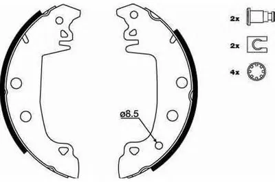 Комплект тормозных колодок GIRLING купить