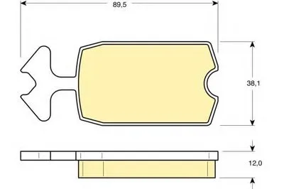 Комплект тормозных колодок, дисковый тормоз GIRLING купить