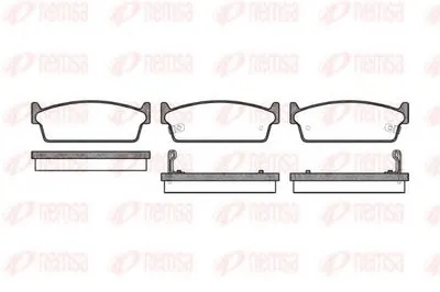 Комплект тормозных колодок, дисковый тормоз KAWE купить