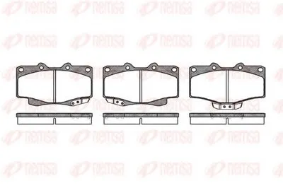 Комплект тормозных колодок, дисковый тормоз KAWE купить