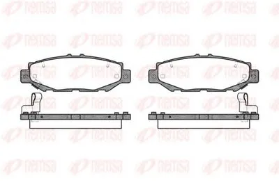 Комплект тормозных колодок, дисковый тормоз KAWE купить
