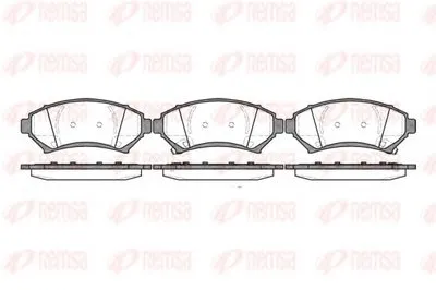 Комплект тормозных колодок, дисковый тормоз KAWE купить