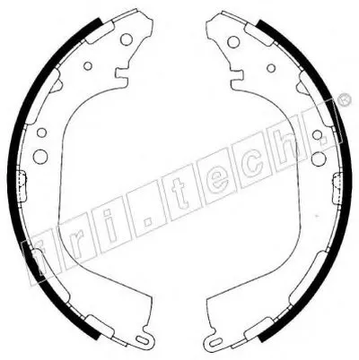 Комплект тормозных колодок fri.tech. купить