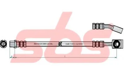 Тормозной шланг sbs купить