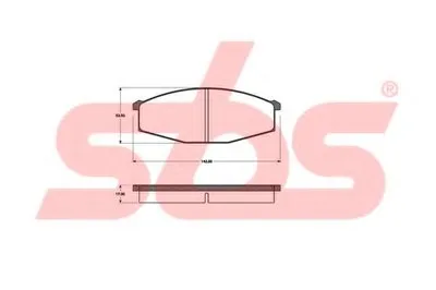 Комплект тормозных колодок, дисковый тормоз sbs купить