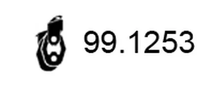 Кронштейн, система выпуска ОГ ASSO купить