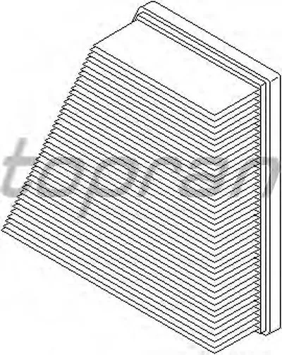 Воздушный фильтр TOPRAN купить