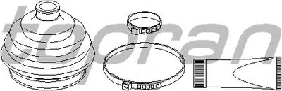 Комплект пылника, приводной вал TOPRAN купить