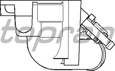 Термостат, охлаждающая жидкость TOPRAN купить
