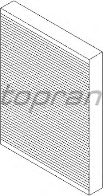 Фильтр, воздух во внутренном пространстве TOPRAN купить