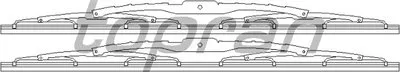 Щетка стеклоочистителя TOPRAN купить