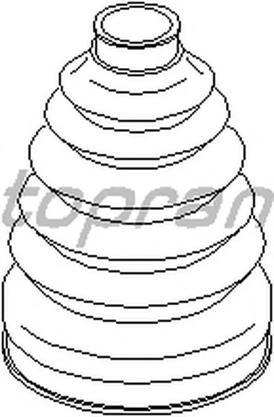 Пыльник, приводной вал TOPRAN купить