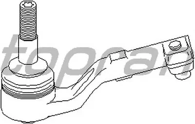 Наконечник поперечной рулевой тяги TOPRAN купить