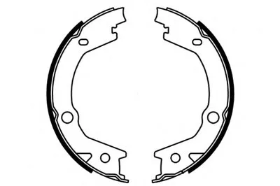 Комплект тормозных колодок; Комплект тормозных колодок, стояночная тормозная система E.T.F. купить