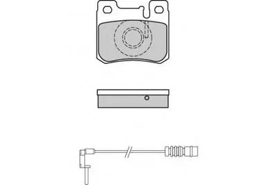Комплект тормозных колодок, дисковый тормоз E.T.F. купить