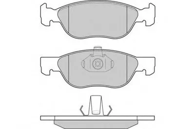 Комплект тормозных колодок, дисковый тормоз E.T.F. купить