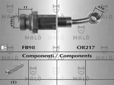 Тормозной шланг MALÒ купить