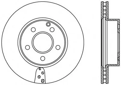Тормозной диск RADIANCE OPEN PARTS купить