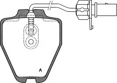 Комплект тормозных колодок, дисковый тормоз ADVANCE OPEN PARTS купить