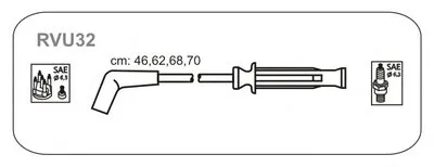 Комплект проводов зажигания JANMOR купить