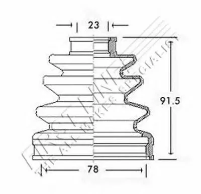 Пыльник, приводной вал FIRST LINE купить