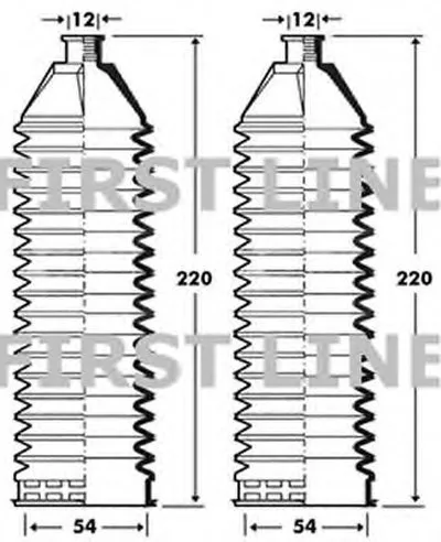 Пыльник, рулевое управление FIRST LINE купить