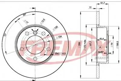Тормозной диск Premium Carbon + FREMAX купить