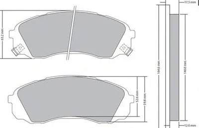 Комплект тормозных колодок, дисковый тормоз FREMAX купить