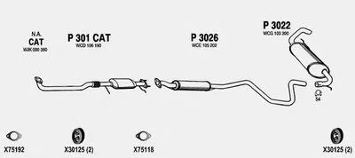 Система выпуска ОГ FENNO купить