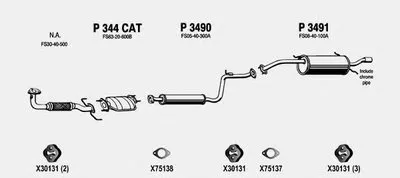 Система выпуска ОГ FENNO купить