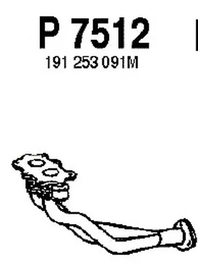 Труба выхлопного газа FENNO купить