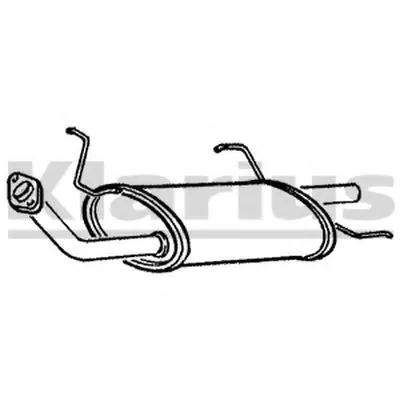 Глушитель выхлопных газов конечный KLARIUS купить