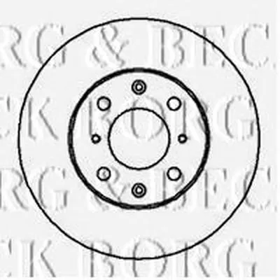 Тормозной диск BORG & BECK купить