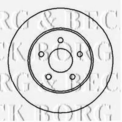 Тормозной диск BORG & BECK купить