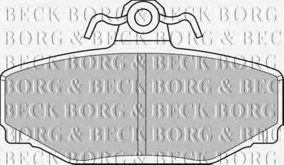 Комплект тормозных колодок, дисковый тормоз BORG & BECK купить